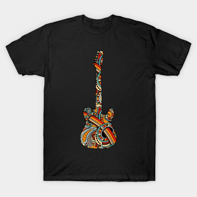 Guitar - Guitarist - Band - Music - Tee-Shirt for Women and Men - Fan-s - Rock - Heavy Metal - Bass-e - Concert Festival Tour Show - Gift - Guitar T-Shirt by Rabie